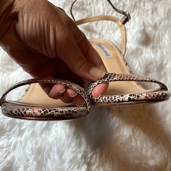 Charles David snakeskin leather wedges - Picture 8 of 10